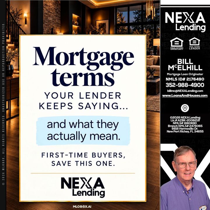 Mortgage terms your lender keeps saying, and what they actually mean
